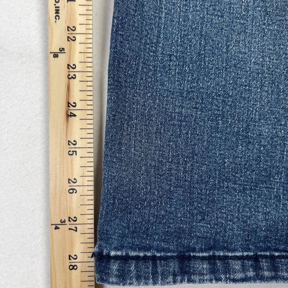 Urban Star Jeans Mens 36 x 29 Blue Denim Cotton 5-Pockets High-Rise Straight Leg